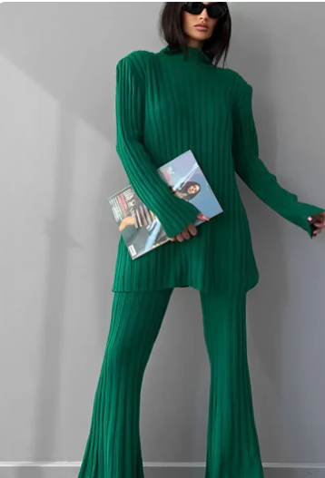 Cozy Full Neck Co - Ord Set
